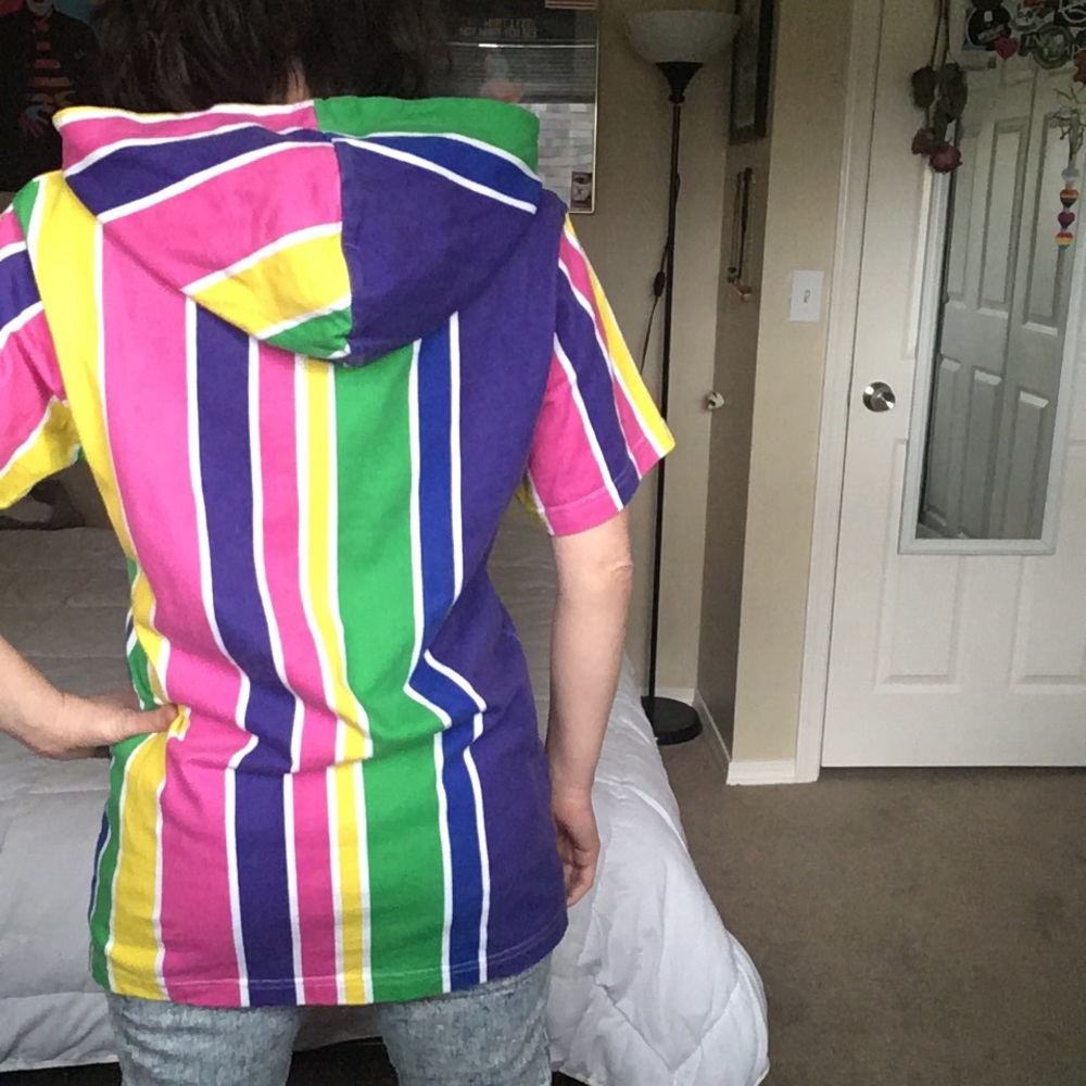 Bright striped hoodie! - Picture 7 of 7